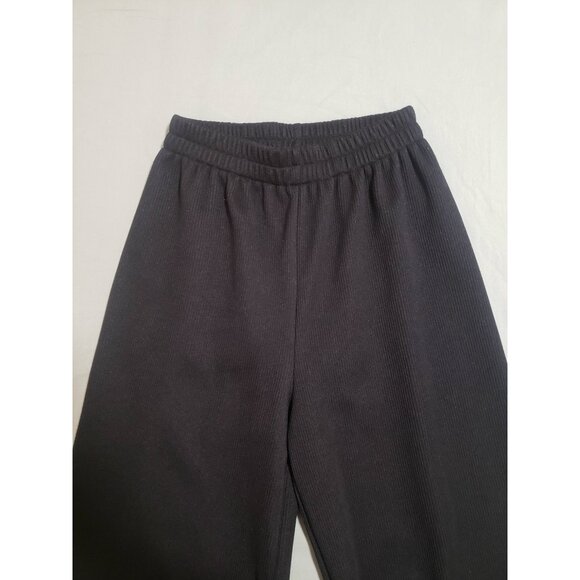 Korean knit ribbed wide leg pants S - Picture 3 of 7